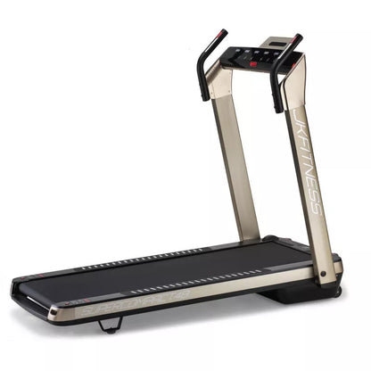 Tapis Roulant JK Fitness SUPERCOMPACT48 Oro - compatibile Zwift e Kinomap  FASCIA CARDIO OMAGGIO