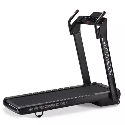 Tapis Roulant JK Fitness SUPERCOMPACT48 Black - compatibile Zwift e Kinomap  FASCIA CARDIO OMAGGIO