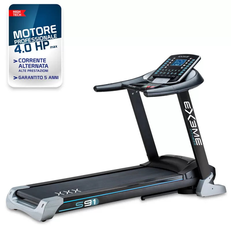 Tapis roulant Ex3me fitness S91 Motore  Corrente Alternata