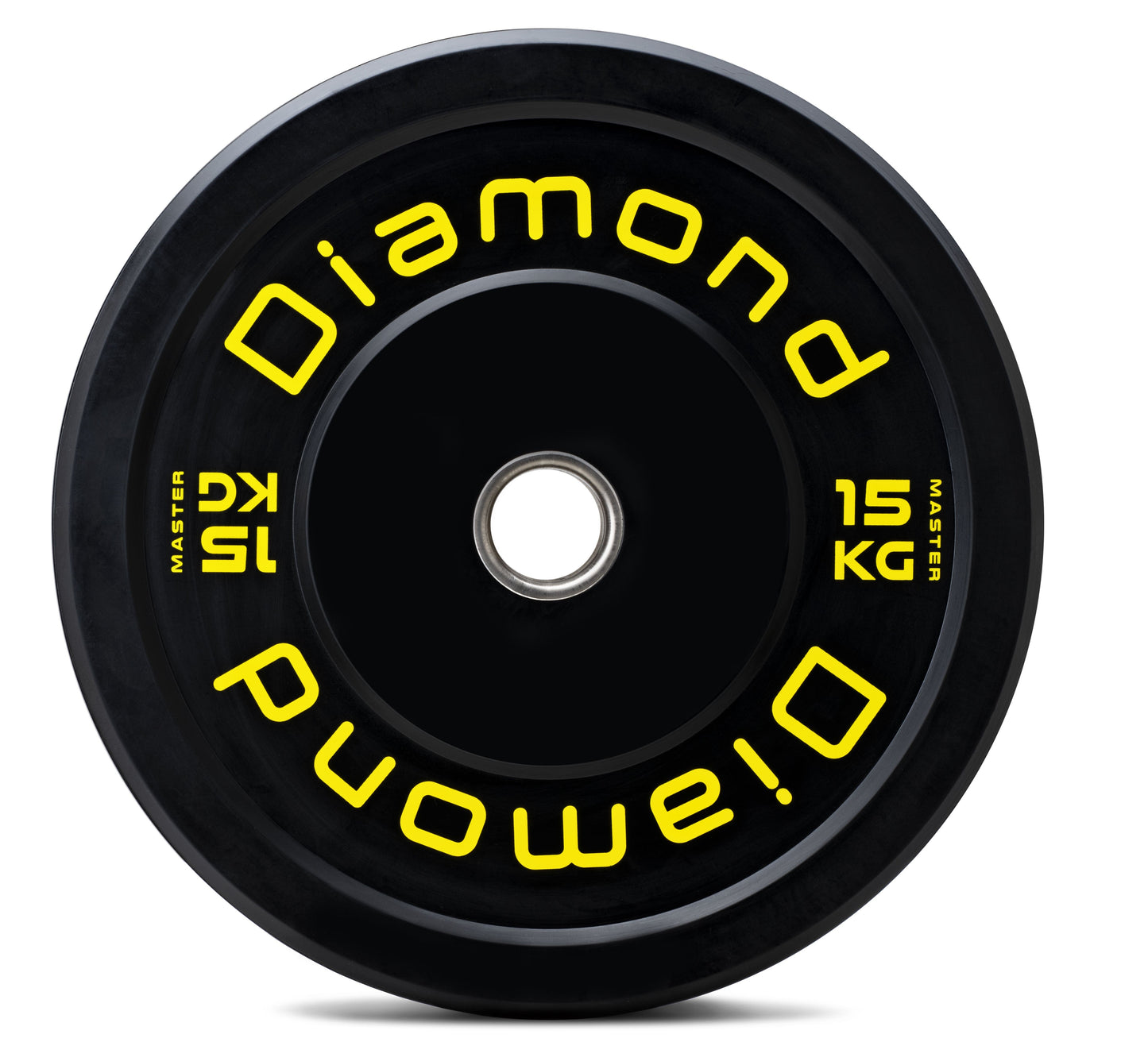 Disco olimpionico bumper Master foro Ø 50 mm Diamond 15 kg