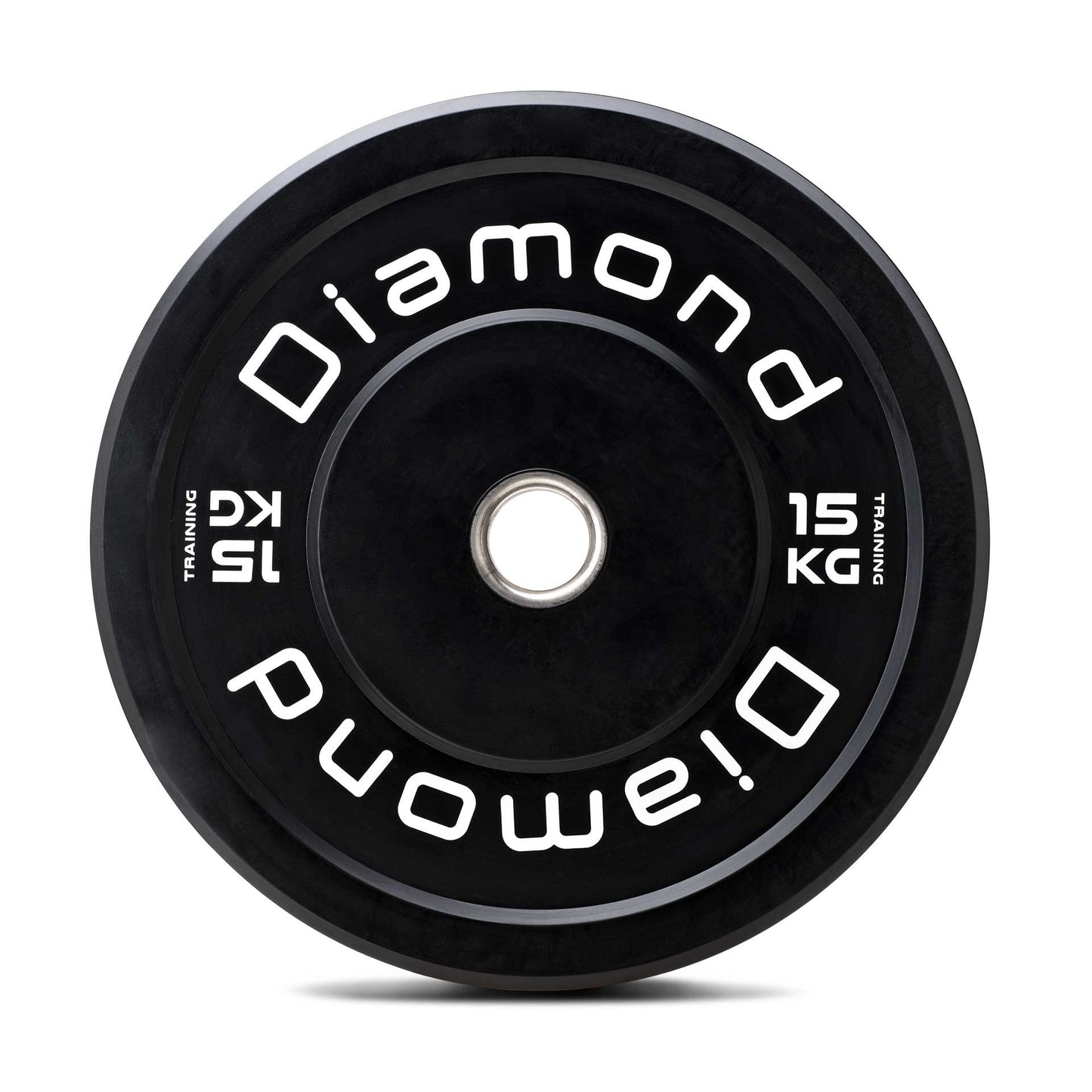 Disco olimpionico bumper training Pro foro  50 mm Diamond Professional 15 kg