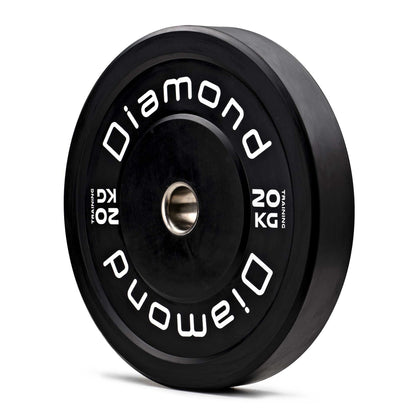 Disco olimpionico bumper training Pro foro  50 mm Diamond Professional 20 kg