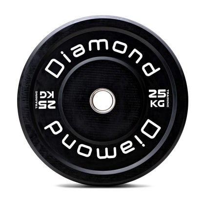 Disco olimpionico bumper training Pro foro  50 mm Diamond Professional 25 kg