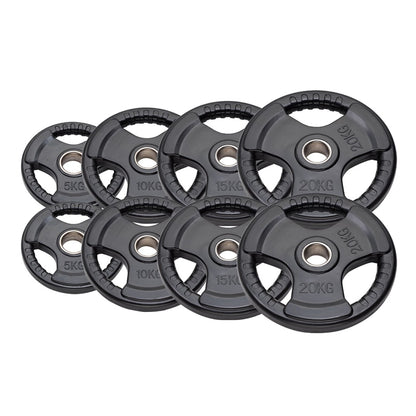 Set 100 kg Dischi Tri-Grip Diamond Professional foro 50 mm