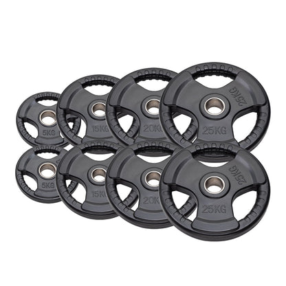 Set 130 kg Dischi Tri-Grip Diamond Professional foro 50 mm