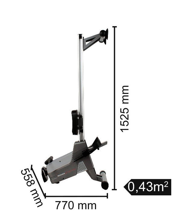 Vogatore Toorx ROWER ACTIVE PRO - elettromagnetico - peso max utente 100 kg