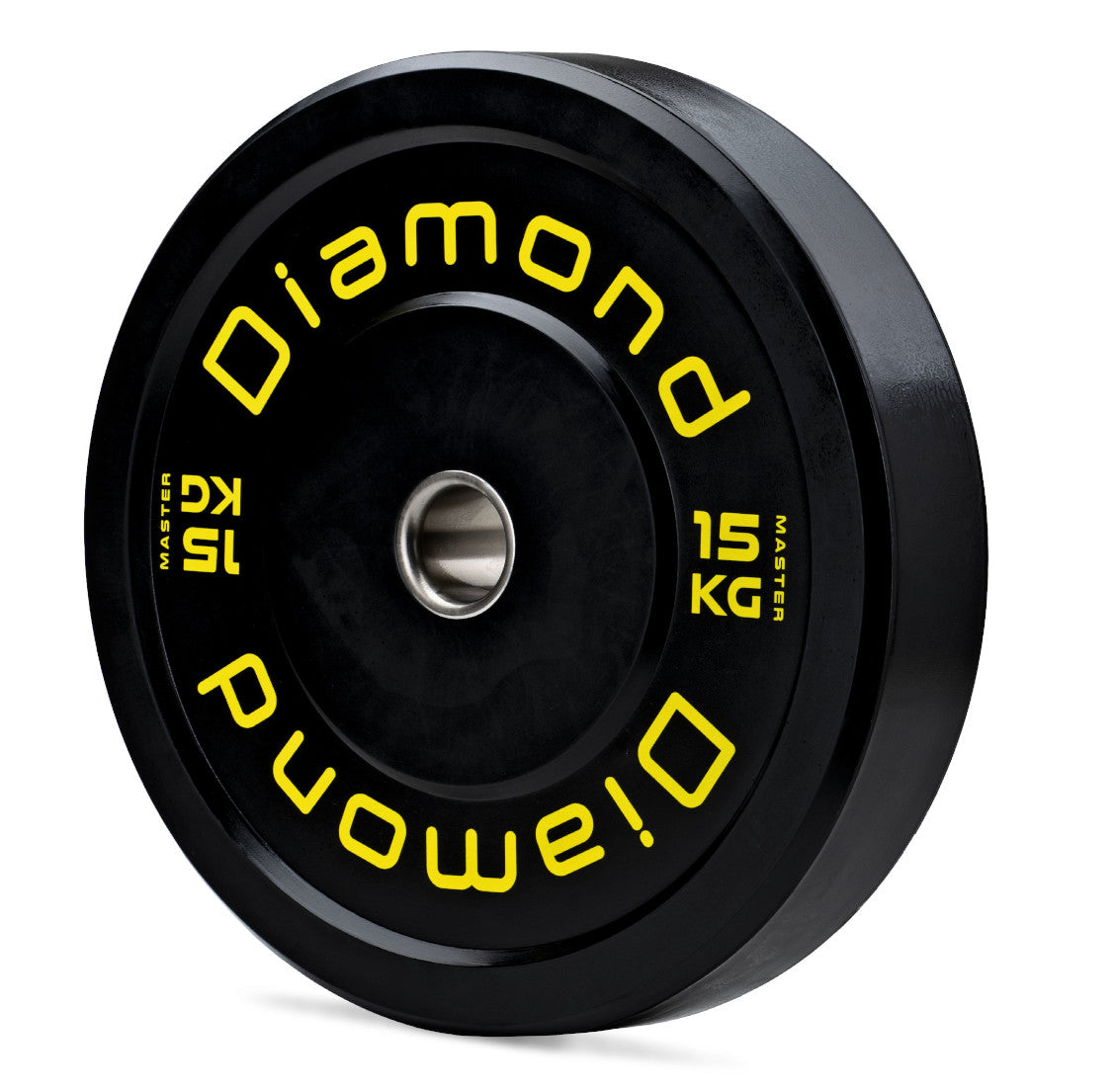 Disco olimpionico bumper Master foro Ø 50 mm Diamond 15 kg