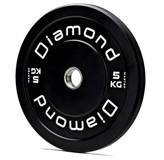 Disco olimpionico bumper Master foro Ø 50 mm Diamond 5 kg