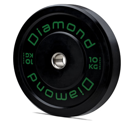 Disco olimpionico bumper Master foro Ø 50 mm Diamond 10 kg