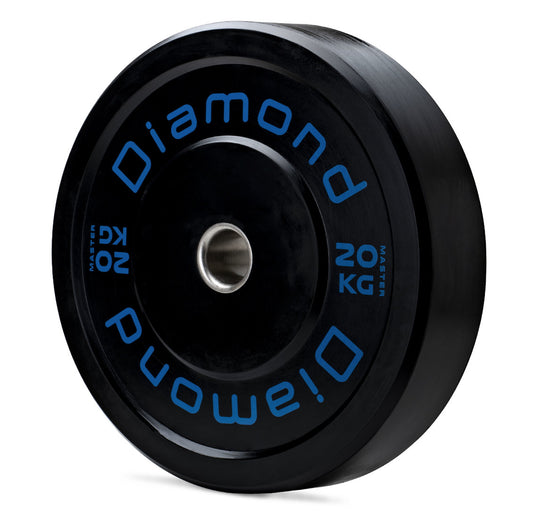 Disco olimpionico bumper Master foro Ø 50 mm Diamond 20 kg