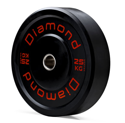 Disco olimpionico bumper Master foro Ø 50 mm Diamond 25 kg